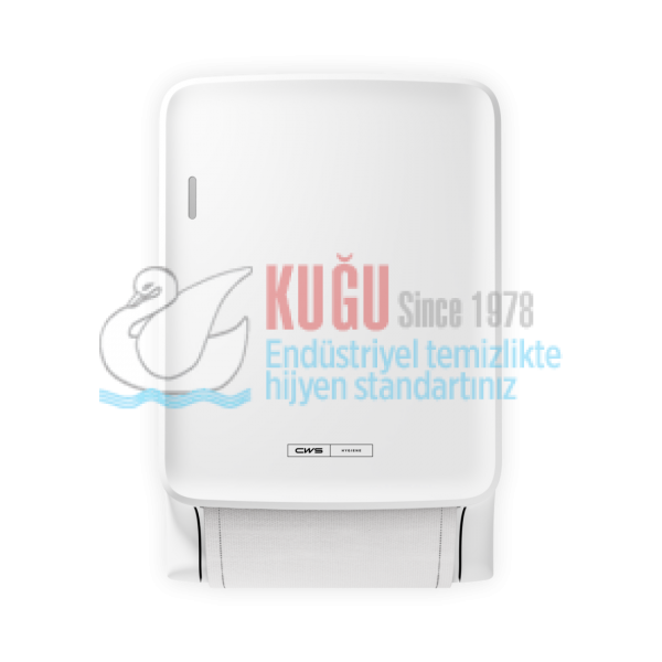 2541001700383 Beyaz Renk CWS Pureline Yıkanabilinir Kumaş Havlu Aparatı Dispanseri - Görsel 3