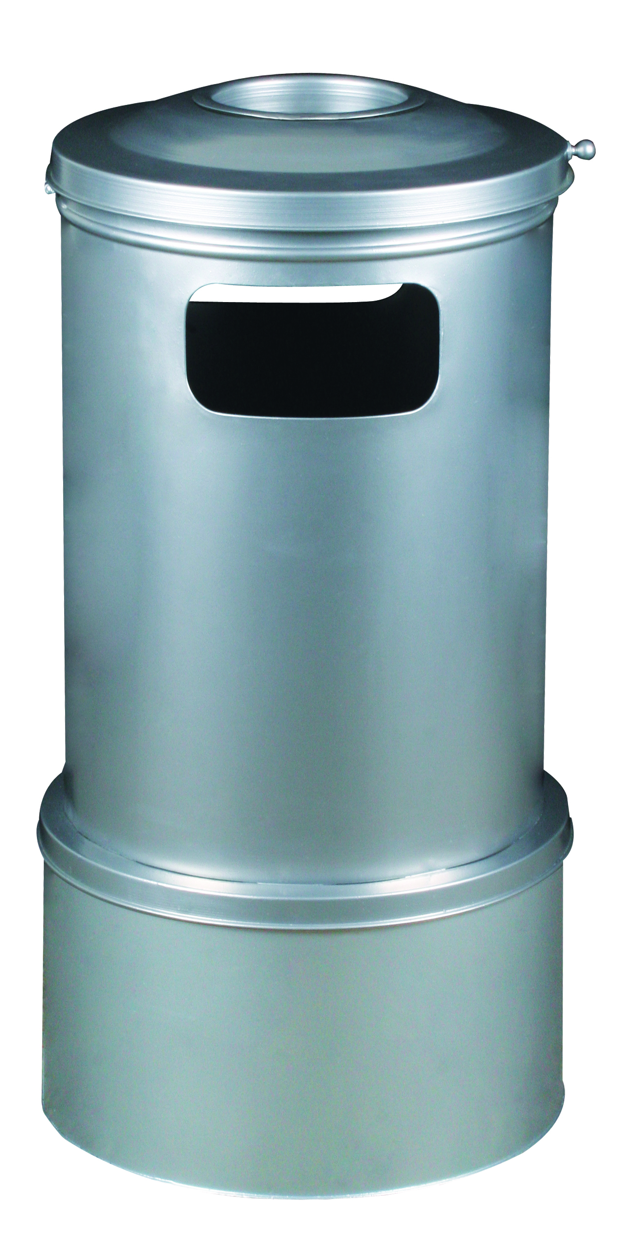 KGS-4125 Jumbo İç Kovalı Küllük Hazneli Boyalı Dış Mekan Çöp Kovası