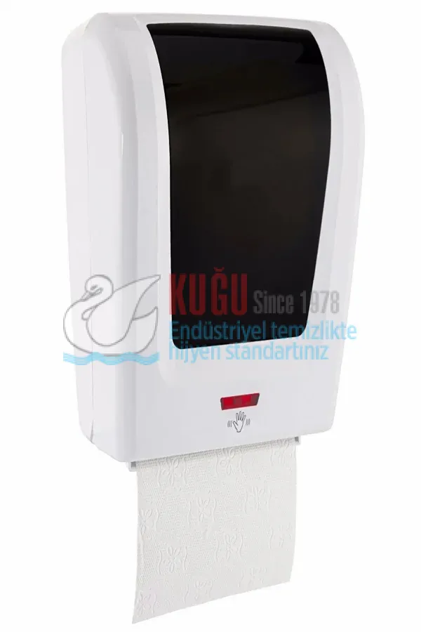 KGF-F047 Beyaz Renk FOTOSELLİ Elektrikli ve Pilli 21 cm KAĞIT HAVLU VERİCİ - Görsel 8