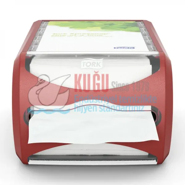 KT-272512 Tork Xpressnap® Kırmızı Tezgah Üstü Peçete Dispenseri - Görsel 3
