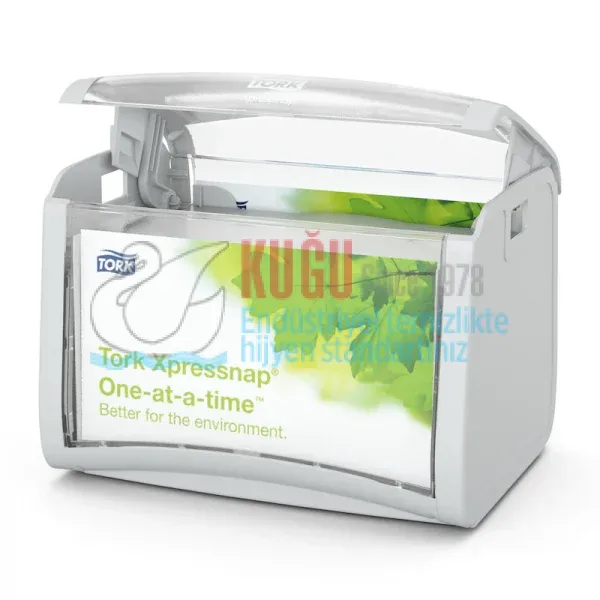 KT-272613 Tork Xpressnap® Beyaz Masa Üstü Peçete Dispenseri - Görsel 4