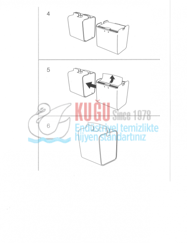 KT-274003 Tork Xpressnap® Snack N4 Sistem Alüminyum Masaüstü Dispenser Peçetelik - Görsel 8