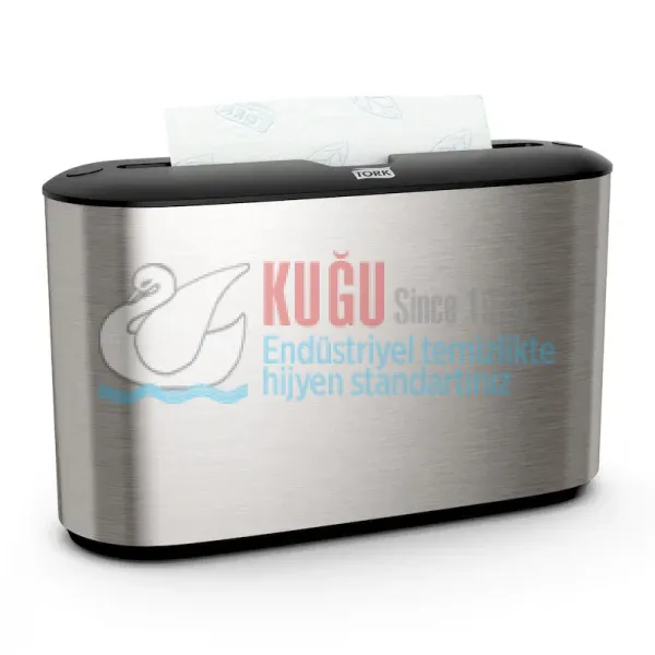 KT-460005 Tork Xpress® H2 Sistem Paslanmaz Çelik Metal Masa Üstü Z Katlı Havlu Kâğıt Dispenseri - Görsel 4