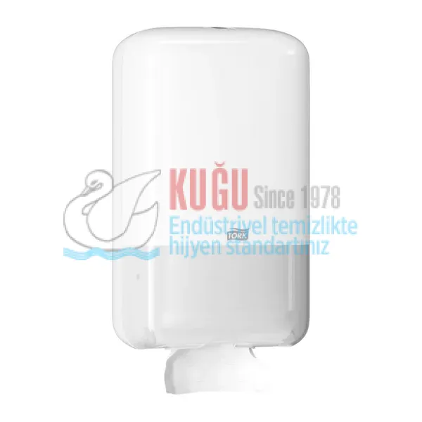 KT-556000 Beyaz Tork T3 Sistem C Katlamalı Tuvalet Kâğıdı Dispenseri - Görsel 5