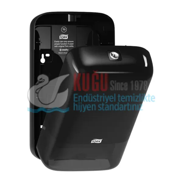 KT-556008 Siyah Tork T3 Sistem C Katlamalı Tuvalet Kâğıdı Dispenseri - Görsel 3