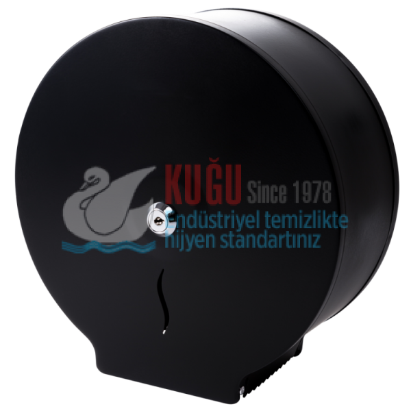 2650 Siyah Renk Çelik Mini Jumbo WC Tuvalet Kağıdı Dispanseri Aparatı - Görsel 2