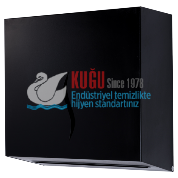 2641 Siyah Renk Çelik 300’lü Z Katlama El Havlusu Aparatı - Görsel 3