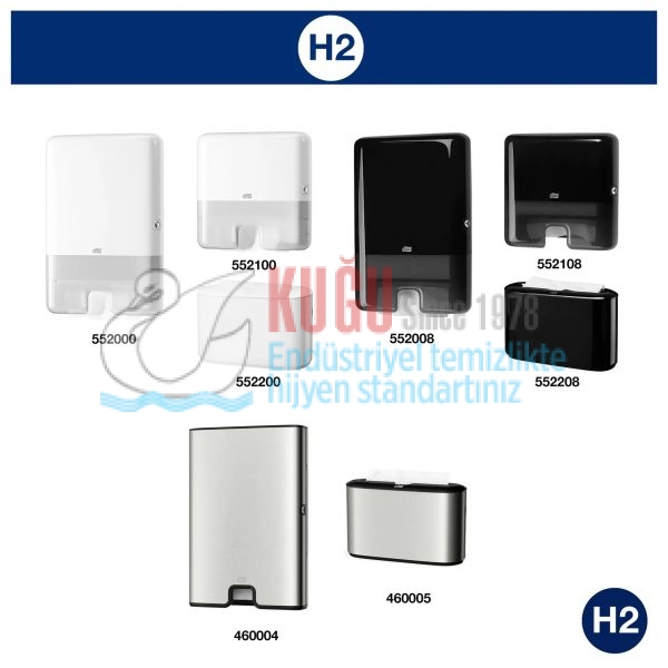KT-460005 Tork Xpress® H2 Sistem Paslanmaz Çelik Metal Masa Üstü Z Katlı Havlu Kâğıt Dispenseri - Görsel 8