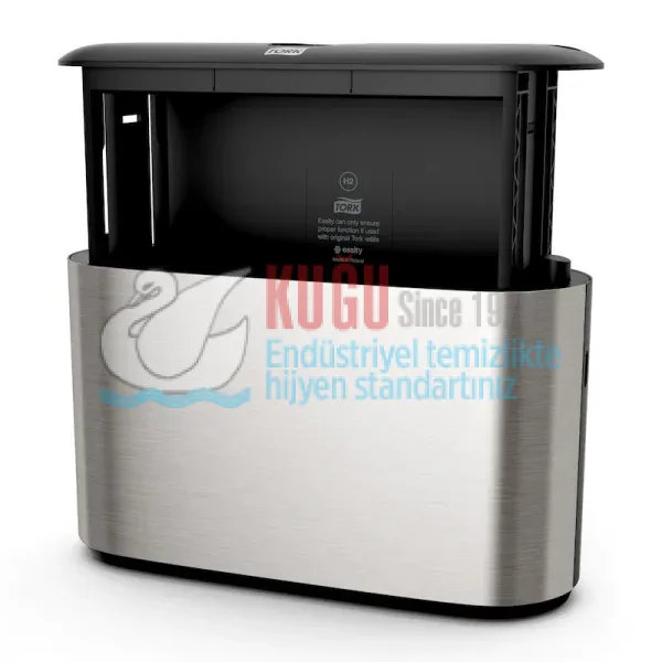KT-460005 Tork Xpress® H2 Sistem Paslanmaz Çelik Metal Masa Üstü Z Katlı Havlu Kâğıt Dispenseri - Görsel 6
