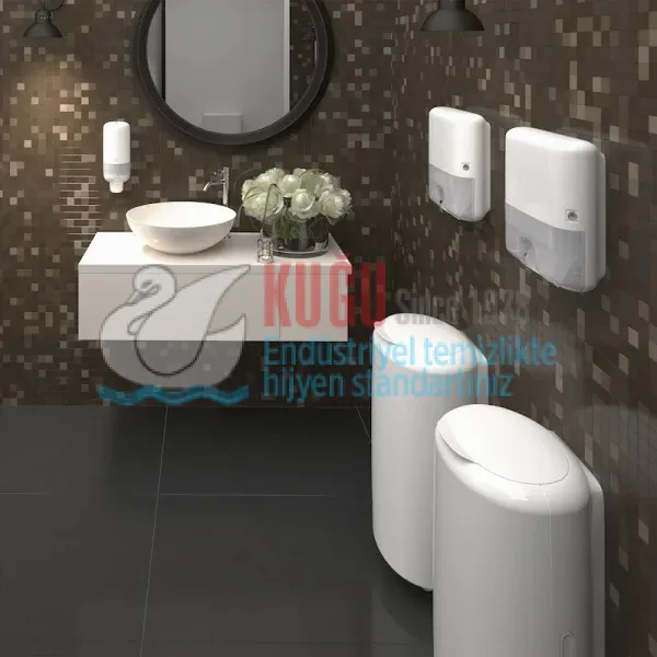 KT-556000 Beyaz Tork T3 Sistem C Katlamalı Tuvalet Kâğıdı Dispenseri - Görsel 7