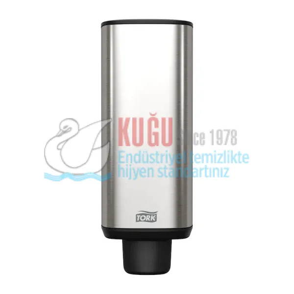 KT-460010 Tork Paslanmaz Çelik Metal 1 Litre Hacimli S4 Sistem Köpük Sabun ve Cilt Bakım Dispenseri - Görsel 2