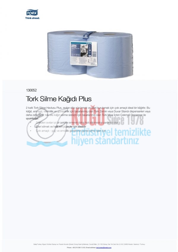 KT-130052 Tork W1 Sistem Silme Kağıdı Plus (1 Rulo 255 Metre-Koli İçi 2 Rulo) - Görsel 8