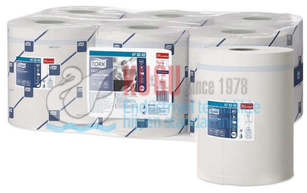 KT-473242 Tork Reflex™ M4 Sistem Endüstriyel İçten Çekmeli Havlu Kâğıt (300 Metre 1 Rulo-Koli İçi 6 Rulo) - Görsel 4