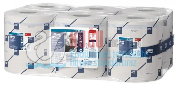 KT-473242 Tork Reflex™ M4 Sistem Endüstriyel İçten Çekmeli Havlu Kâğıt (300 Metre 1 Rulo-Koli İçi 6 Rulo) - Görsel 5