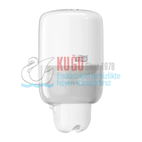 KT-561000 Tork Beyaz Mini 475 ML S2 Sistem Sıvı Sabun ve Duş Kremi Dispenseri - Görsel 4