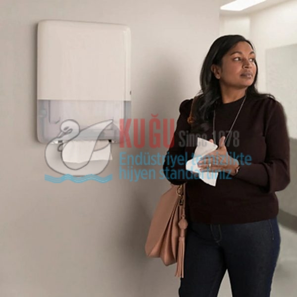 KT-552550 Tork PeakServe® H5 Sistem Mini Continuous™ Kağıt Havlu Dispenseri Beyaz - Görsel 2