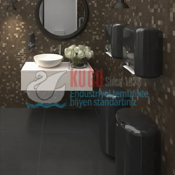 KT-563008 Tork Siyah B1 Sistem 50L Duvar Tipi Çöp Kovası - Görsel 6