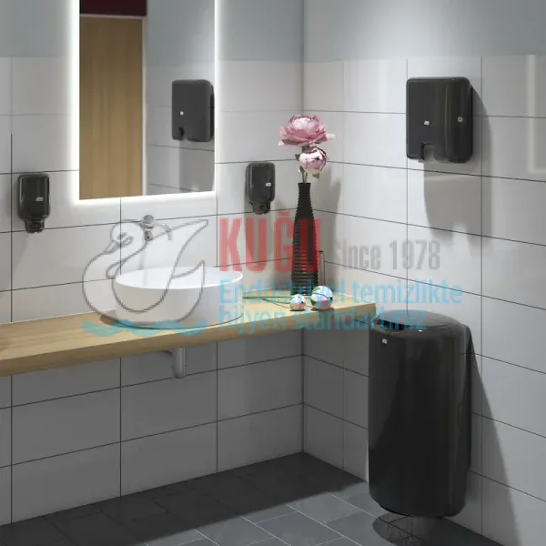 KT-563008 Tork Siyah B1 Sistem 50L Duvar Tipi Çöp Kovası - Görsel 7