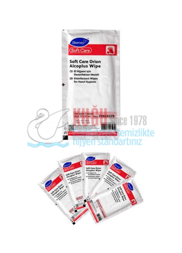 70024379 Soft Care Orion Alcoplus Wipe El Dezenfektan Mendili