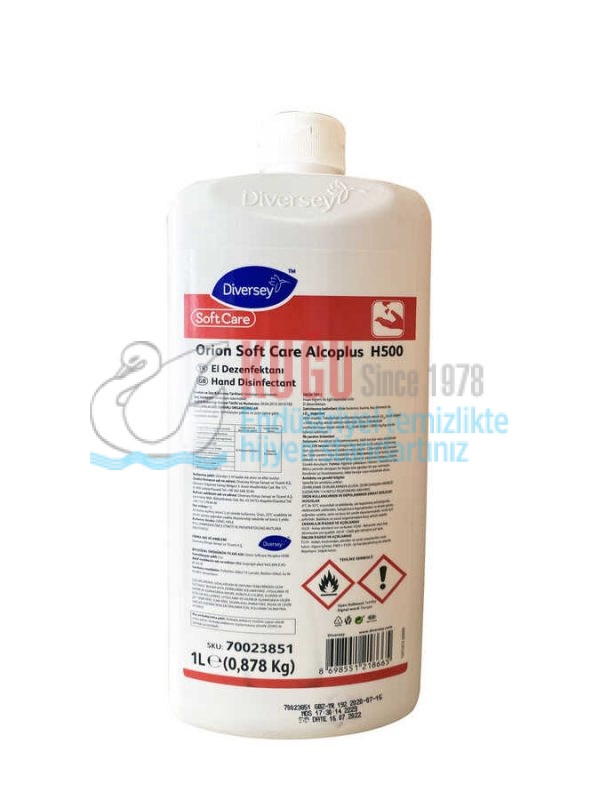 70023851 Diversey Soft Care Alcoplus H500 El Dezenfektanı 1 lt