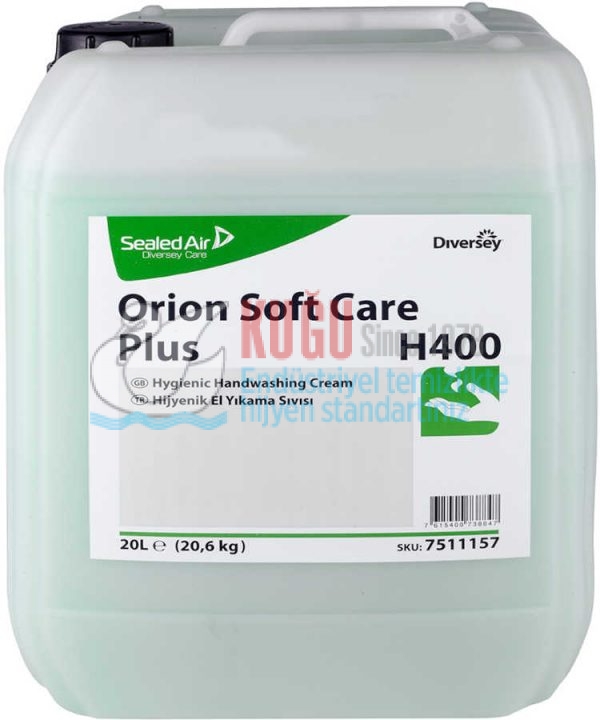 7511157 Softcare Plus H400 20,60kg Hijyenik Yeşil Sedefli El Yıkama Sıvısı