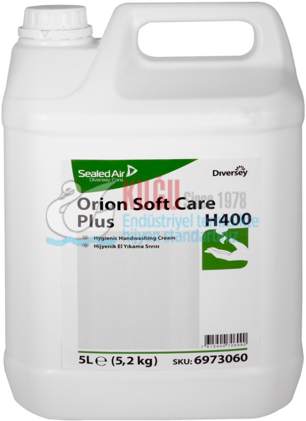 70024803 Softcare Plus H400 5kg Hijyenik Yeşil Sedefli El Yıkama Sıvısı