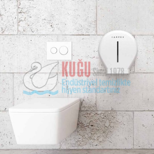 KGC-913042-S Carpex Prestige Siyah Renk Mini Jumbo WC Kağıt Dispenseri Aparatı - Görsel 7