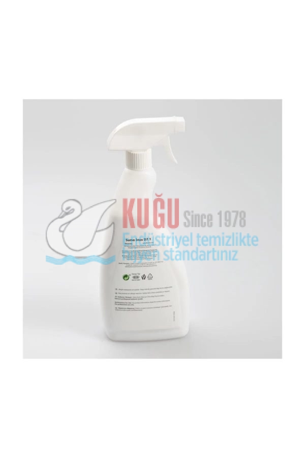 7513553 Diversey Suma Inox D7.1 Paslanmaz Çelik Temizleyici ve Parlatıcı 0.75 L - Görsel 4