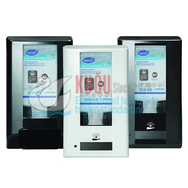 70017259 Diversey Siyah Renk SoftCare Sıvı ve Köpük Sabunlar ve Dezenfektanlar için IntelliCare Hibrit Sensörlü ve Fotoselli Dispenser - Görsel 3