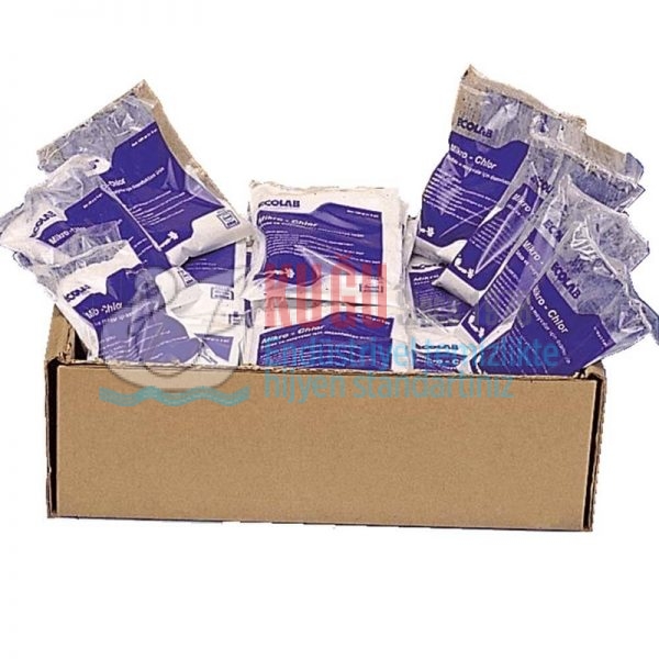 30525 Ecolab Mikro Chlor Sebze ve Meyveler için Hijyenik Durulama Maddesi Toz 6 Kg 60 x 100 g poşet
