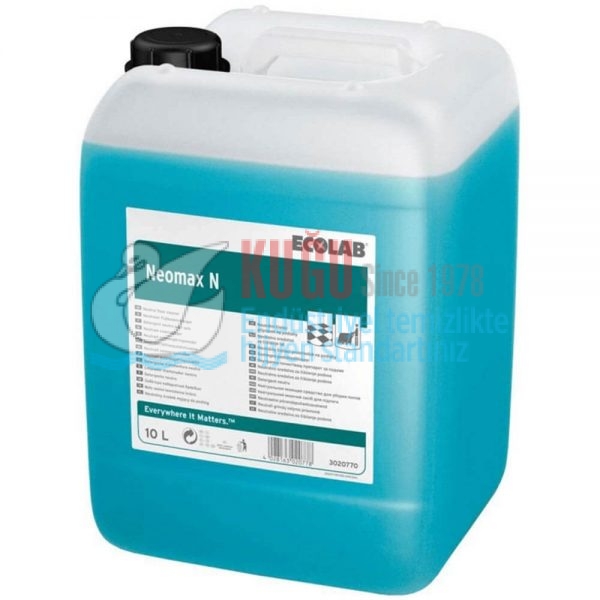 40067 Ecolab Neomax N Cilalı ve Parlak Yüzeyler için Otomat Yüzey Temizleyici ve Bakım 10 Kg