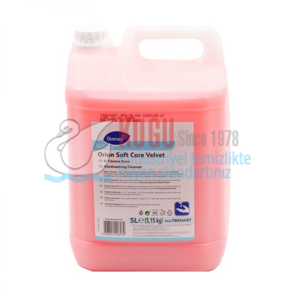 70024497 Diversey Orion Soft Care Velvet 5 Litre El Yıkama Sıvısı - Görsel 3