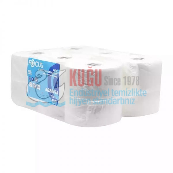 50003077 Focus Mini Jumbo Tuvalet Kağıdı Gofrajlı 12Li 150 Mt - Görsel 3