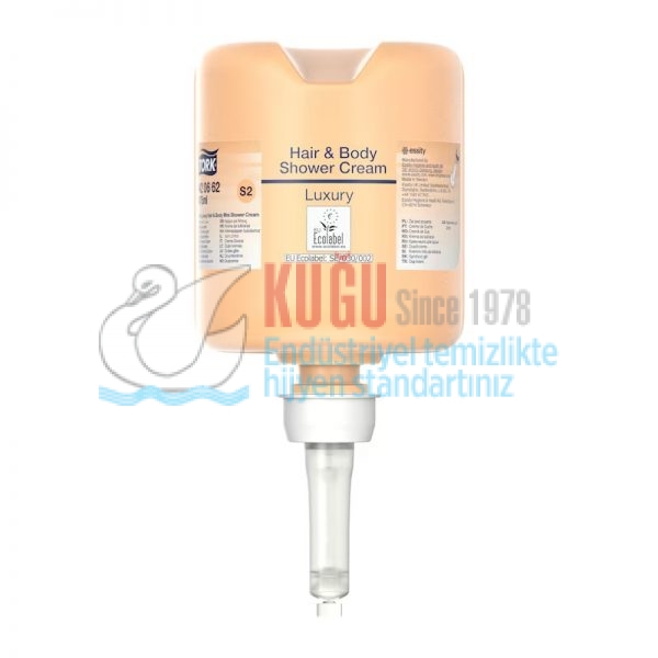 KT-420662 Tork S2 Sistem 3'ü 1 Arada Lüks Mini Sıvı Sabun 475 ML Arada Saç ve Vücut Duş Kremi Argan Vanilya Kokusu (Koli İçi 8 Adet-1 Adet 475 ML) - Görsel 4