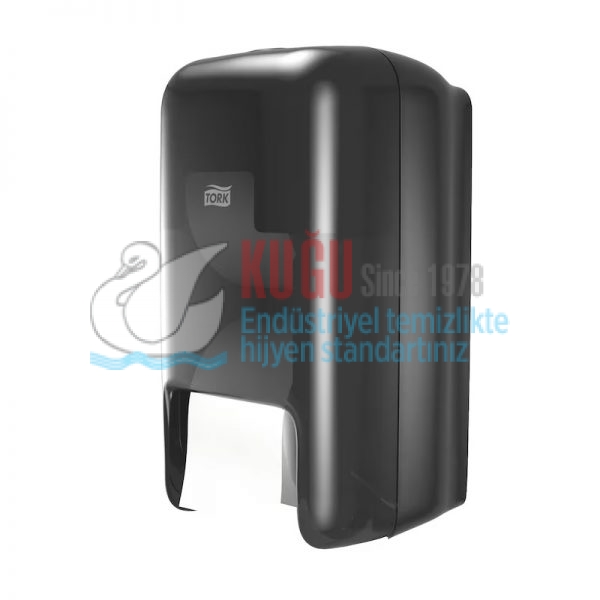 KT-558042 Tork OptiServe® Siyah Renk Kartonsuz 2 Ruloluk Tuvalet Kağıdı Dispenseri - Görsel 2