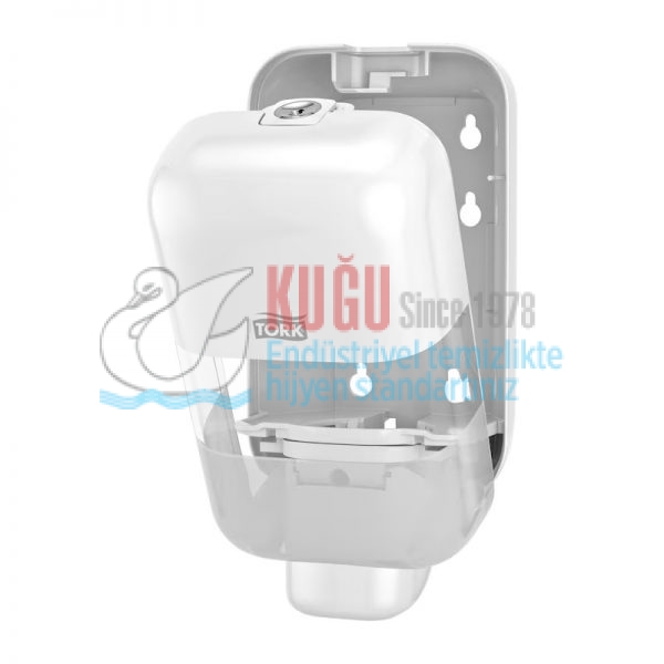 KT-565200 Tork S5 Serisi Beyaz Renk Mini Sabun ve Dezenfektan Dispenseri - Görsel 3