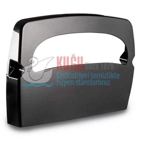 2516 Siyah Renk ABS Plastik Klozet Kapak Örtüsü Dispanseri Aparatı - Görsel 1