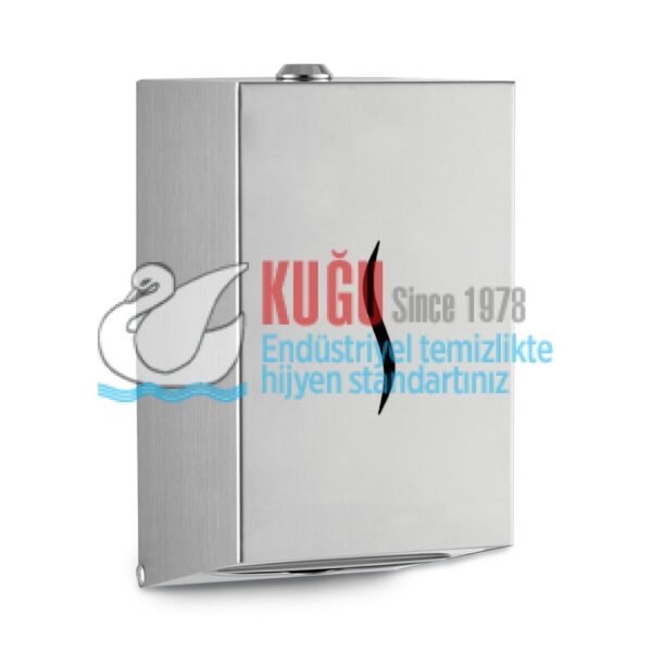 2618 430 Kalite Paslanmaz Çelik C Katlı Alttan Çekmeli WC Tuvalet Kağıt Dispenseri - Görsel 1