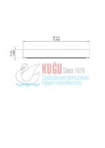 2643 304/430 Kalite Paslanmaz Çelik Klozet Kapak Örtüsü Dispenseri - Görsel 4