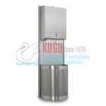 2604 304 Kalite Paslanmaz Çelik 400'lü Z Katlama ve 23 LT Çöp Kovası Delikli Kombi Set