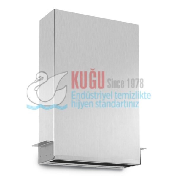 2615 Paslanmaz Çelik 600'LÜ Ayna Arkası Z Katlı Kağıt Dispenseri - Görsel 1