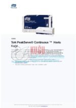 KT-100585 Tork PeakServe® Sürekli El Havlusu H5 Beyaz - (1 Paket 410 Adet-Koli İçi 12 Paket) - Görsel 15