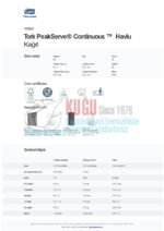 KT-100585 Tork PeakServe® Sürekli El Havlusu H5 Beyaz - (1 Paket 410 Adet-Koli İçi 12 Paket) - Görsel 16