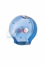 KGB-9307 Şeffaf Mavi Wc Roll Mini Jumbo Tuvalet Kağıt Banyo ve Tuvalet Dispanseri Aparatı - Görsel 2