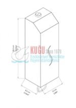 2688 304 S.S. Paslanmaz Çelik 1000 ML Hazneli Üstten Doldurmalı Köpük Sabun Dispanseri - Görsel 12