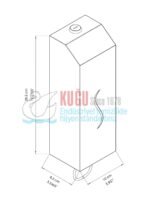 2693 1000 ML 304 S.S. Paslanmaz Çelik Sensörlü Elektrikli Ve Pilli Sıvı Sabun Dispanseri - Görsel 8