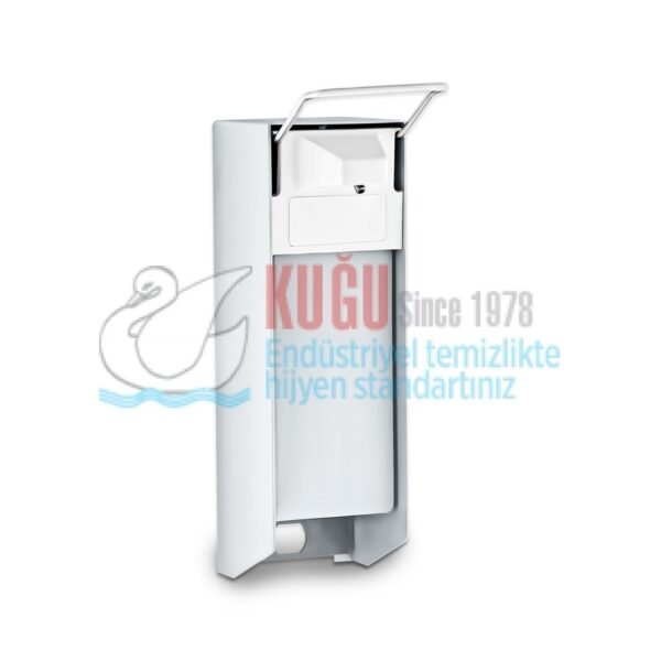 9135 1000 ML Kapasiteli Dirsek Temaslı Paslanmaz Çelik Yeni El Dezenfektan Dispenseri - Görsel 1