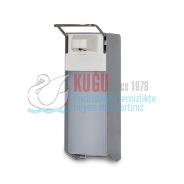 9135-E 1000 ML Kapasiteli Dirsek Temaslı Paslanmaz Çelik Yeni El Dezenfektan Dispenseri - Görsel 1