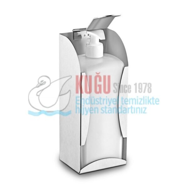 KGD-21100 1000 ML Kapasiteli Dirsek Temaslı Paslanmaz Çelik El Dezenfektan Dispenseri - Görsel 1