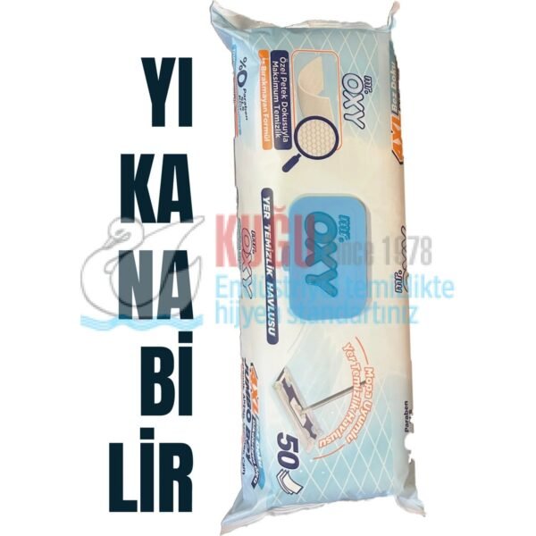 MR-002 Mr. Oxy Mopa Uyumlu 50'li Jumbo Boy 4XL Petek Dokulu Yer Temizlik Havlusu - Görsel 3